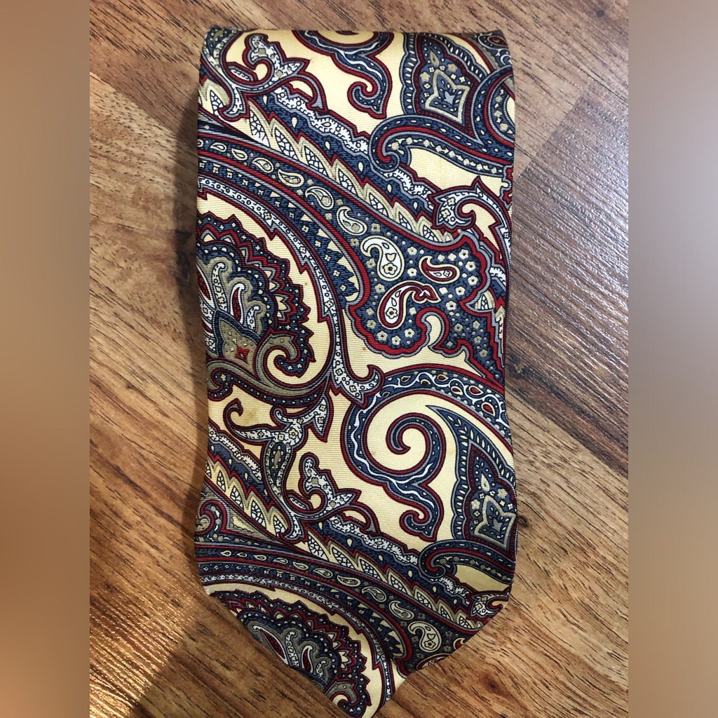 Givenchy Monsieur Vintage Silk Tie.